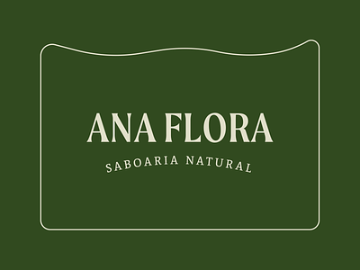 Logotype - Ana Flora artisanal brand brand design branding design green illustration logo logo system logotype natural plant soap soapmaker vector vegan visual identity