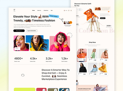 🛍️ Fashion UI That Feels Effortlessly Smart & Stylish designer developer development e commerce fashion figma graphic design modern shop trendy ui uiux women shop wordpress