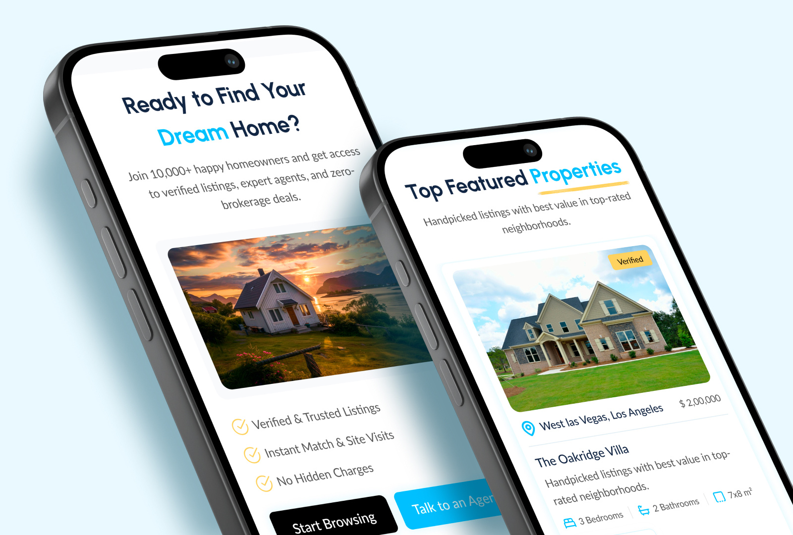 Modern Real Estate Website & Mobile UI by Keyur Payghode ๏ธ on Dribbble