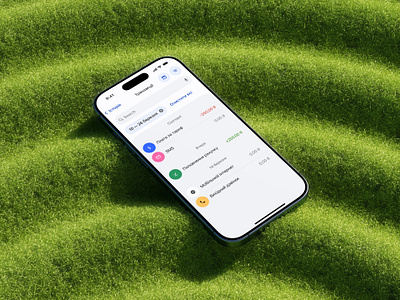 Mobile App Design | Transaction View appdesign filters inple ios mobile app modern ui telecom transaction view ui