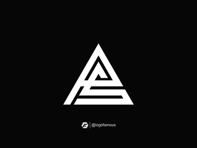PS Logo Design Idea branding design graphic design icon logo logofamous monogram ps pslogo triaglelogo typography ui ux vector