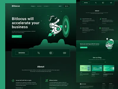 Cryptocurrency landing page - Crypto exchange website design graphic design landing page ui ui design ux design web design website website design