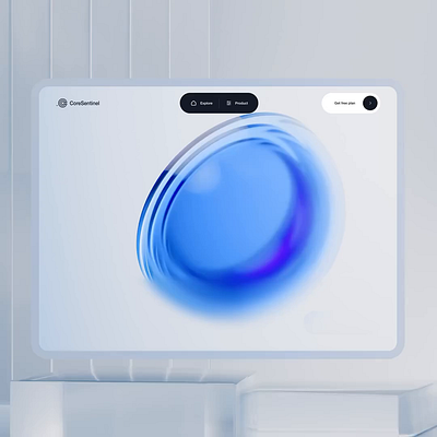 Built a AI-driven security landing page — Core Sentinel 🧠🔐 3d ai aiml animation branding figma framer graphic design hero section design landing page logo motion graphics ui uiux web design web designer webdesigne