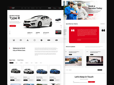 Car Dealer Website Template car car dealer car template car ui ui uiux web design website
