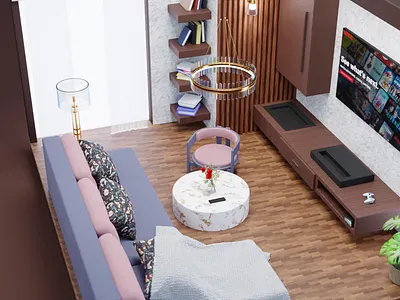 Modern Living Room | Homepage 3d ai animation application architechture architechture design artificial intelligence branding design ecommerce homepage illustration minimal motion graphics product intro product promo promo video shopping ui web design
