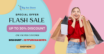 Big As Store Banner & Graphics branding design graphic design typography