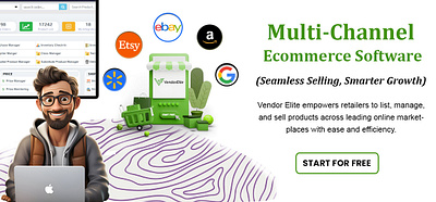 Vendor Elite Website Images branding design graphic design typography