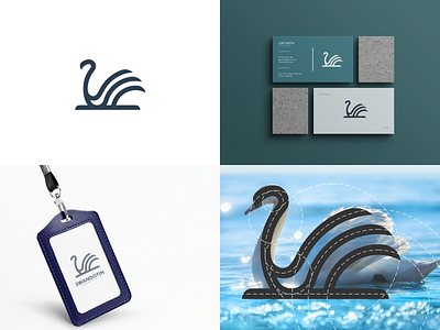 Swandotin Logo Line branding corporate branding design graphic design illustration logo logodesign vector