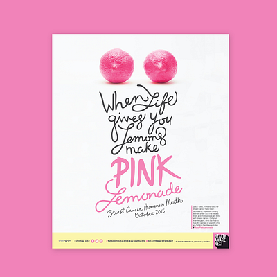 Lettering & Design : Breast Cancer Awareness Month design graphic design illustration lettering typography
