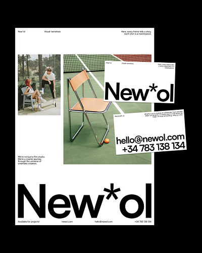 Newol - Creative Agency clean creative design minimal portfolio simple typography web