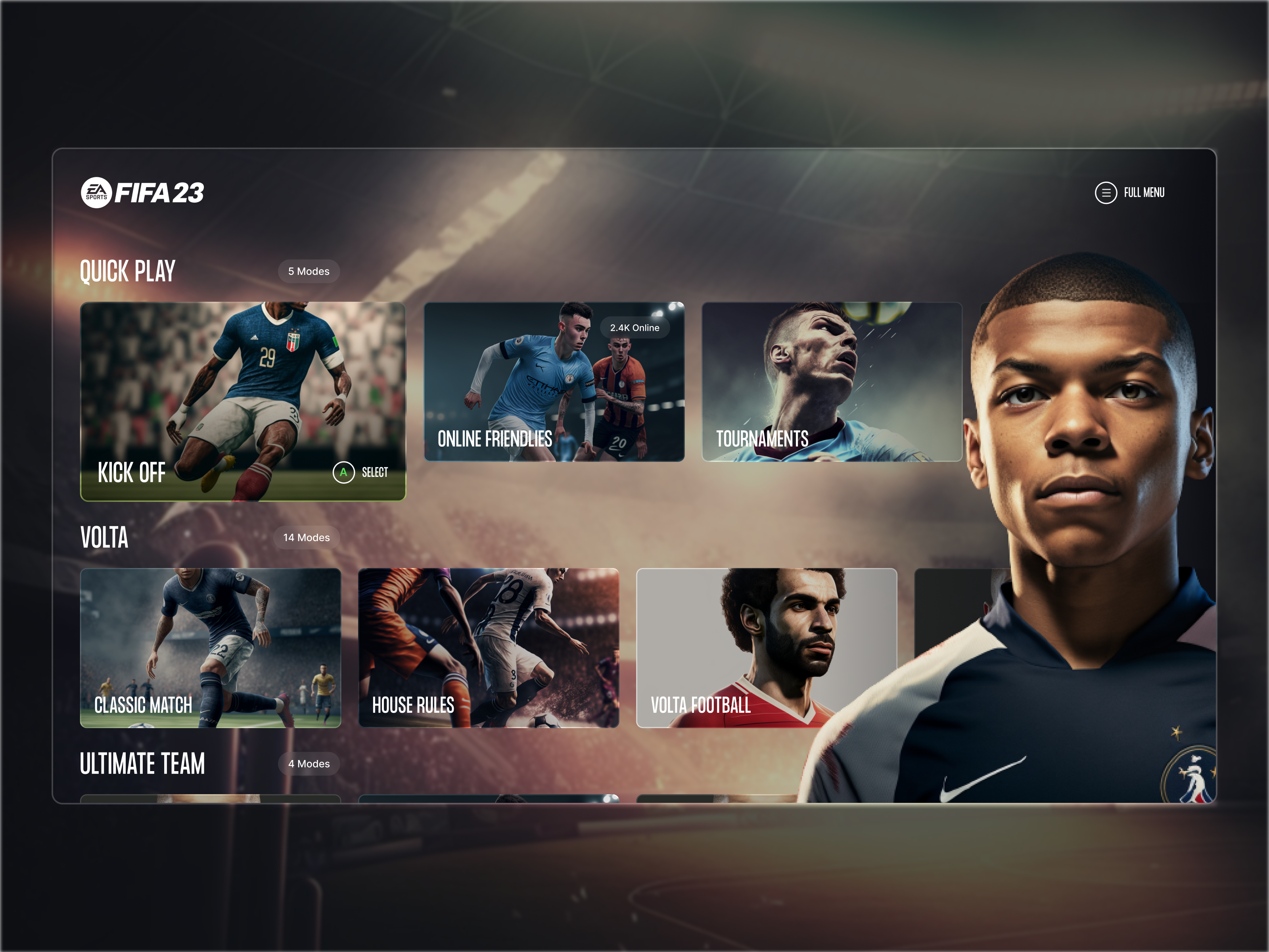 FIFA 23 Mobile App Ui design by Ui Sharks on Dribbble