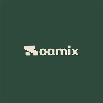 Roamix — Logo Design camper van logo camping forest graphic design logo logo design