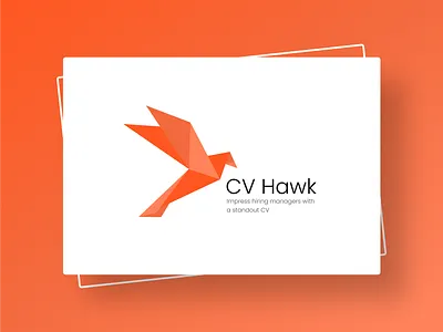 CV Hawk - Logo design branding figma logo logo design logo figma ui ui ux ux