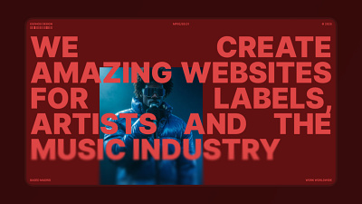esonos agency home design digital esonos figma music ui web webflow