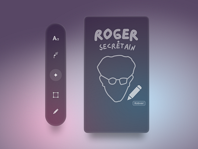 UI Illustrations for a Book Cover Agency blur branding cleandesign gradient graphic design illustration ui