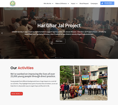 NPO Complete WebApp ui webapp development website design website development