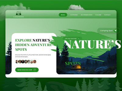 Forest Camping Service Website blog website build wordpress website business website create website digitaldesign ecommerce website elementor figma ui design landing page responsivewebdesign uiuxdesign userexperience uxresearch webdesign webdevelopment website builder website design website mockup wordpressplugins wordpressthemes