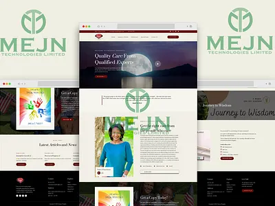 Virtuous Thoughts UI/UX Website Design 3d animation branding graphic design logo motion graphics ui