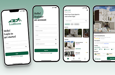 Boarding House Finder App boardinghouseapp design kostui mobileapp roomui ui ui ux mobileapp uimobile ux