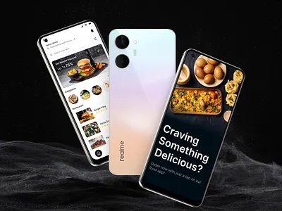 Food App Mobile UI Design food foodapp homepage mobileapp onboarding ui uidesgn ux