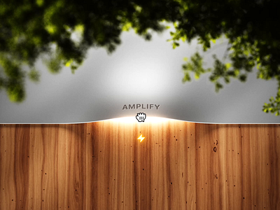 Slide up button⚡️ 3d amp amplify animation button design icon illustration neumorphism redshift scene skeuomorphism slide texture trees ui wood