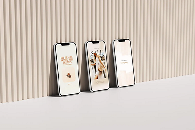 iPhone Mockup device device mockup instagram instagram post instagram story iphone minimal minimalist mockup mockupline social media