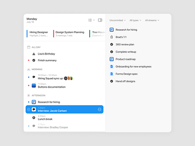 Agenda Planner agenda app calendar list macos native planner timeline ui