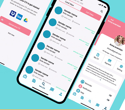 Mobile UI Design animation graphic design