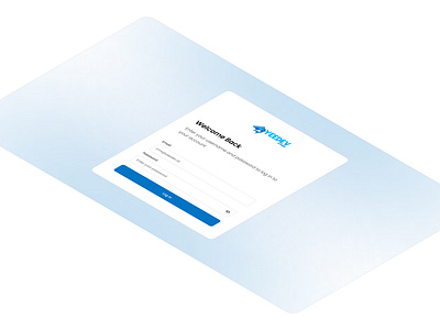 Clean Login Page Concept cleandesign cleanui formdesign loginpage uidesign uxdesign webapp