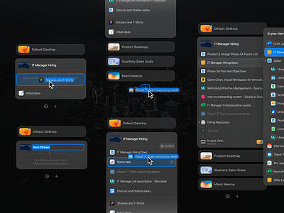 Navigator – UI Variations app apps cards glass items list macos native navigation navigator ui