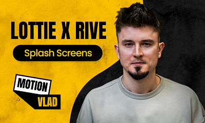 Lottie x Rive Logo Animations lottie animation lottie logo animation rive animation rive logo animation rive splash screen