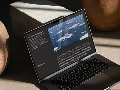 DeepPlants – Web Design ai climatechange design techdesign ui uiux web design