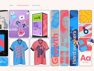 Oneblis brand identity art direction bento brand design branding branding agency design graphic design identity illustration illustrator logo ui vectors