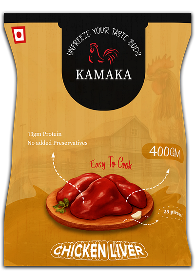 CHICKEN-LIVER_Package branding graphic design