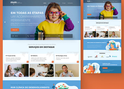 Corporate Clinic Landing Page Booking Appointments | Web Design design landing page ui ux web builder webdesign webpage