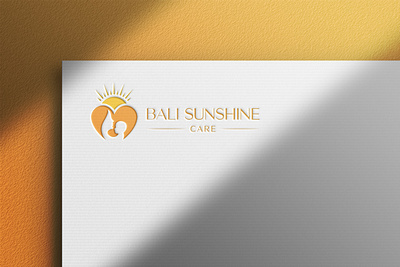 Bali Sunshine Care Logo branding design graphic design logo logodesign minimal minimalist minimalist logo