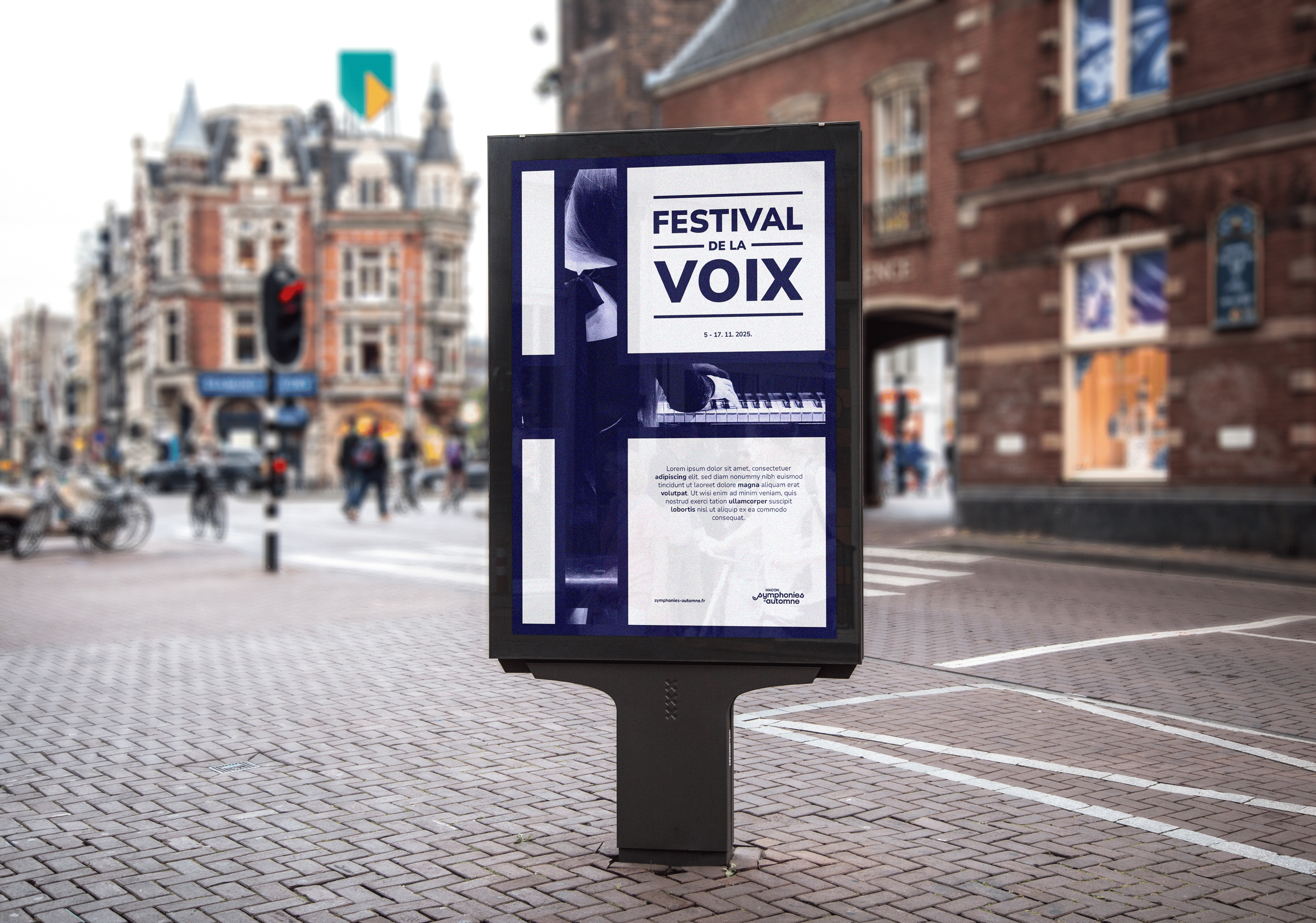 Festival de la Voix design festival graphic design graphic designer music poster poster design visual design