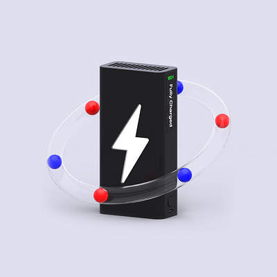 Powerbank 3d art artwork bank blender branding concept creative design graphic design illustration model nft power tech web3