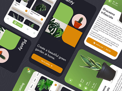 Plant Shop Mobile IOS App android animation app app design app interaction dashboard design ecommerce ios marketplace mobile mobile app mobile ui motion online plant startup ui ux virtual