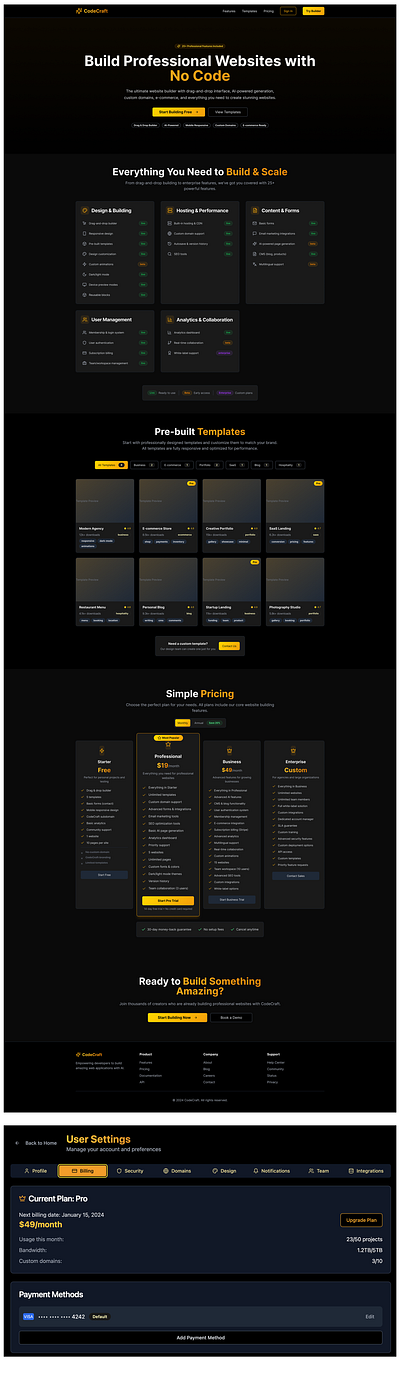 AI SAAS No Code Website Generator ai website ai website builder ai website design ai website landing page ai website ui design graphic design no code no code platform no code website no code website development saas saas landing page saas website design ui ux website design