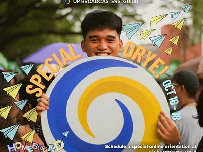 UP Broadcasters' Guild Special Orientation Poster