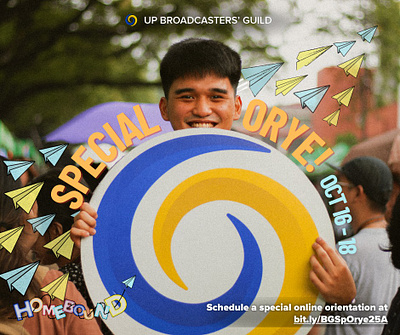 UP Broadcasters' Guild Special Orientation Poster
