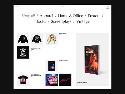 After the credits roll - pt.3 art direction branding design minimal typography ui web website