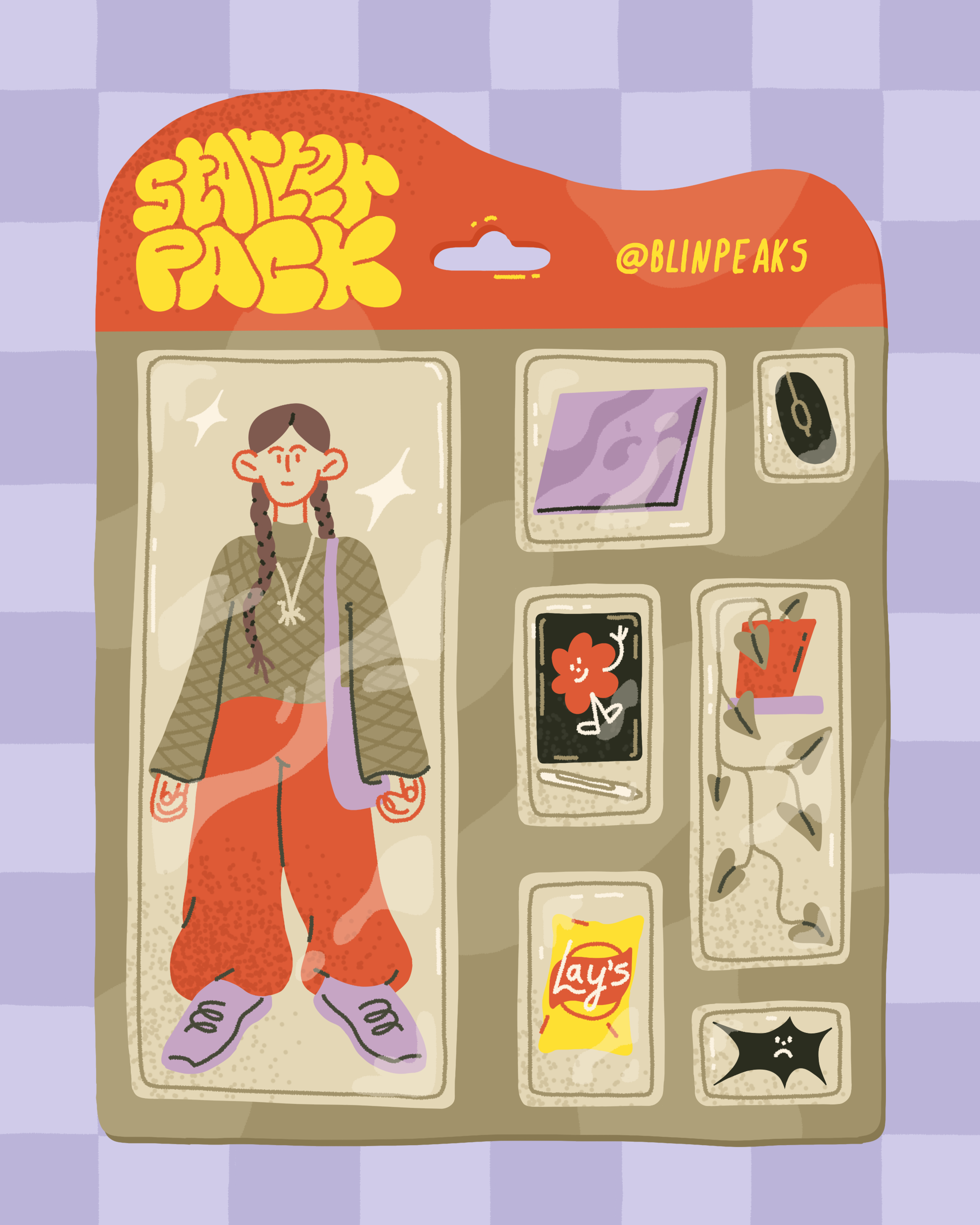 starter pack no AI 2d character character design digital illustration face illustration noai portrait starterpack