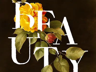 Beauty • Poster art beautiful beauty branding brush design emotions flower graphic design historical illustration leafe paint painting poster rose ui ux