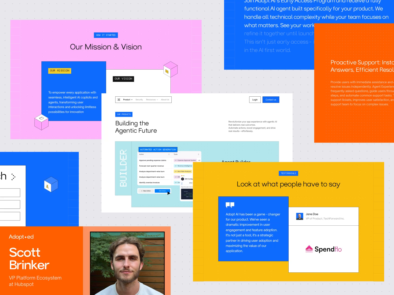 Example of Adopt AI Brand Identity and Website