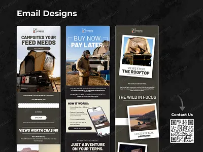 Email Design for Outdoor & Camping Gear Brand design email email design email marketing email template graphic design newsletter newsletter design