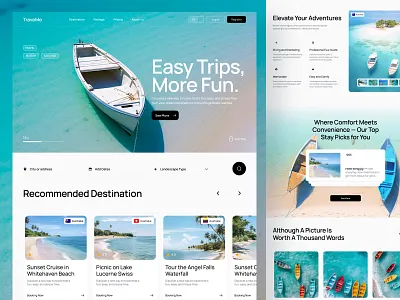 TraveMe - Travel Agent Booking agency agent booking branding company elementor framer landing package page profile tour tourism travel trip ui webflow website wordpress