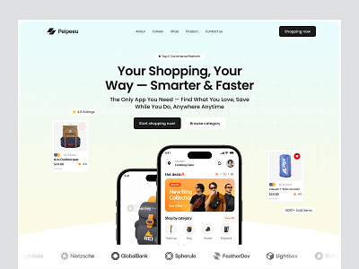 Peipeeu - eCommerce Platform Application application branding design ecommerce elementor framer landing marketplace mobile online page platform shop store ui webflow website wordpress