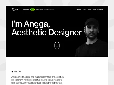 About Page Interaction branding contact design experience interaction logo personal personal website portfolio service ui ux website works